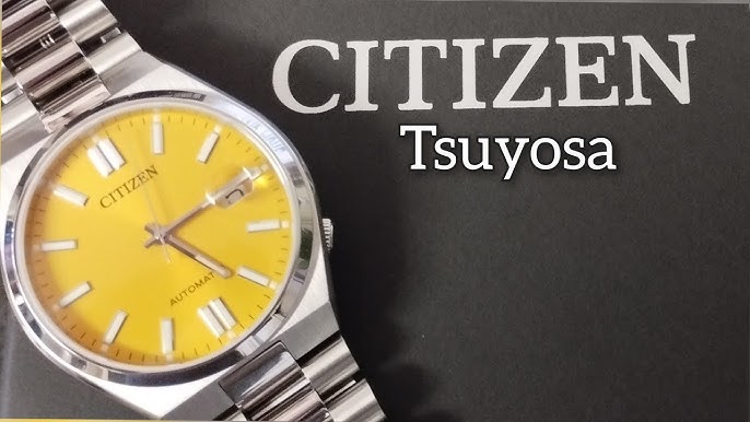 The silent beauty: The honey-yellow Citizen Tsuyosa.