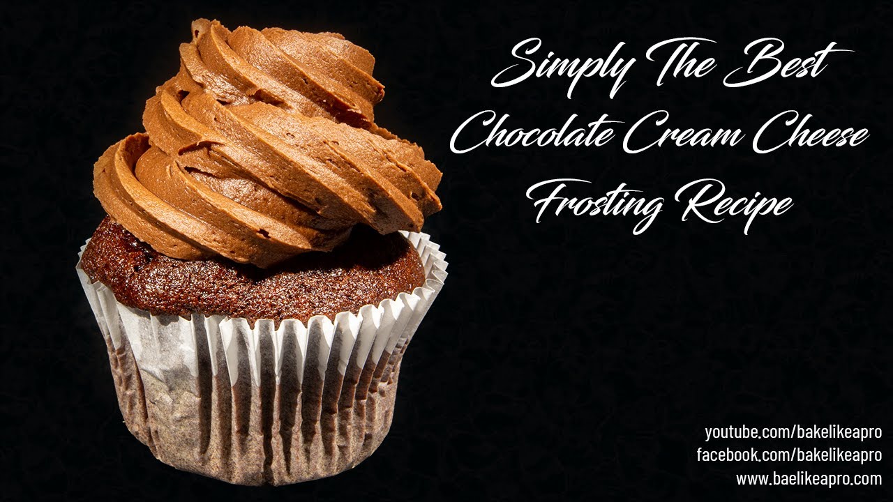 The Best Chocolate Cream Cheese Frosting Recipe YouTube