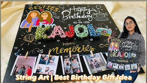 String Art Step by Step Tutorial | Easy string idea method #stringart #video #trending #trend #viral