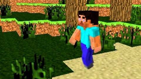 Minecraft Animation   Test Walking