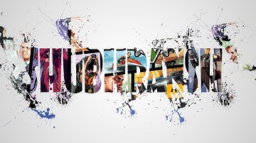 How to: Make beautiful photo text splash effect in Photoshop CS6 HD