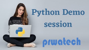 Python  Demo Session | Python Basics | Python Introduction | Python Tutorial | Prwatech