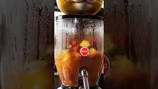 Robot Cat Fruit Blender Strawberrypineapplekiwi Smoothie