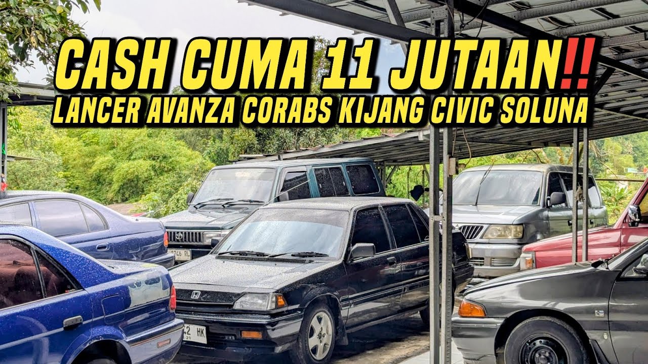 Harga mobil bekas di showroom Abahdi Garage murah murah nih❗Cash cuma 11 jutaan kijang soluna lancer