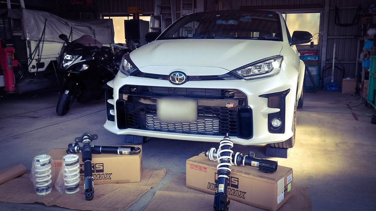 【GRヤリス】車高調に交換しただけの動画(⁠๑⁠•⁠﹏⁠•⁠)