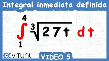 Integral Inmediatas Definida | Video 5 de 10