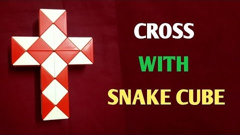 How to make Cross with Smiggle Snake Cube | Rubiks Snake Puzzle | Trendz Videos