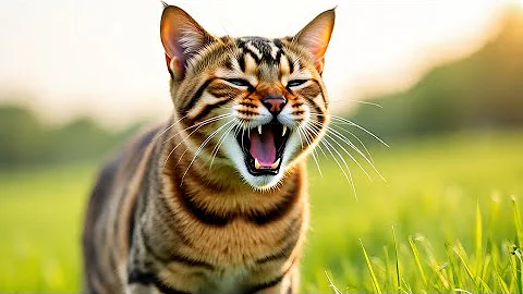 Video 11459061: bengal cat meowing, female bengal cat, bengal cat showing, beautiful bengal cat, male cat sound