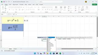  bisection method  with  microsoft excel 