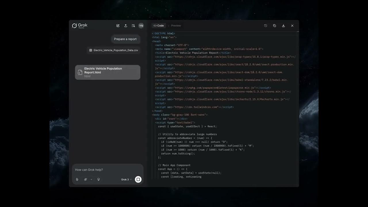 Grok AI Instantly Runs Your Code! | HTML, Python, JS & More 🚀 - YouTube
