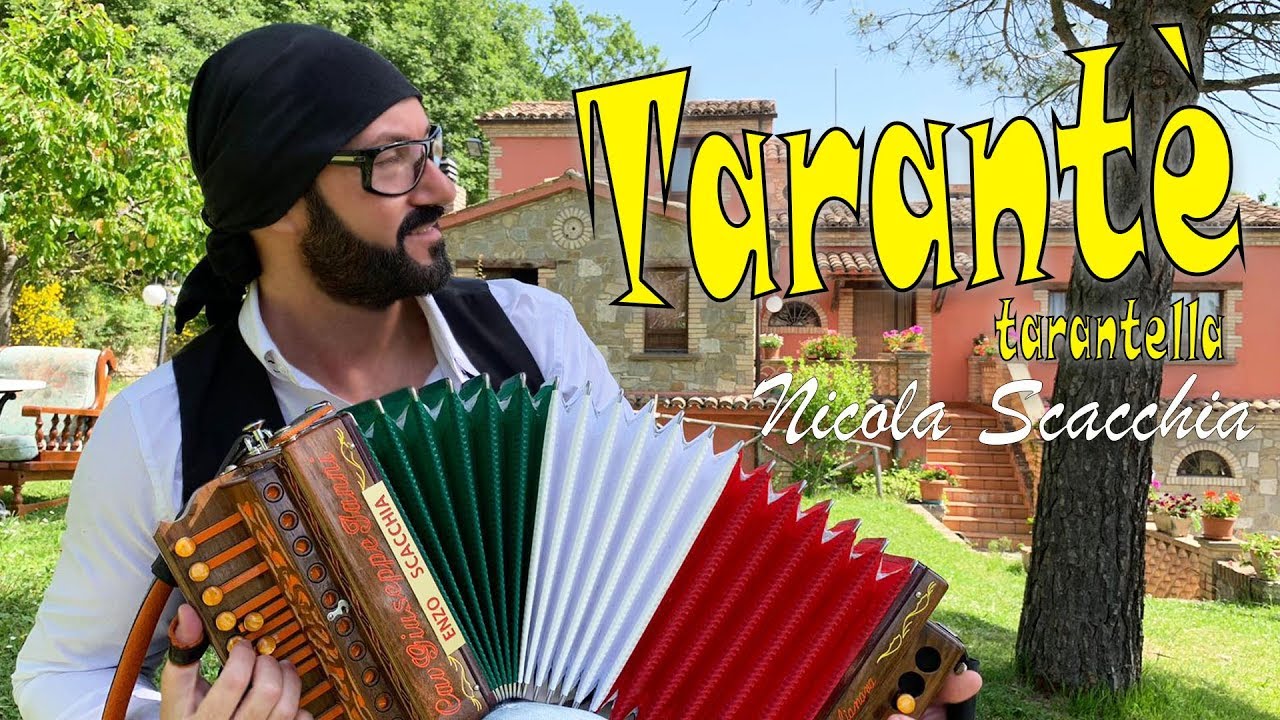 Tarantè (tarantella) NICOLA SCACCHIA campione del mondo di organetto.