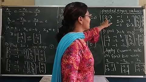 Matrices / Lecture-11 / Eigen values and Eigen vectors of symmetric matrix