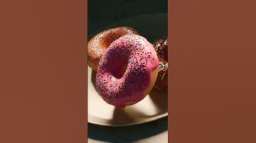 First Donut(s) Thank you @blenderguru #blender #3danimation #animation #donut #render