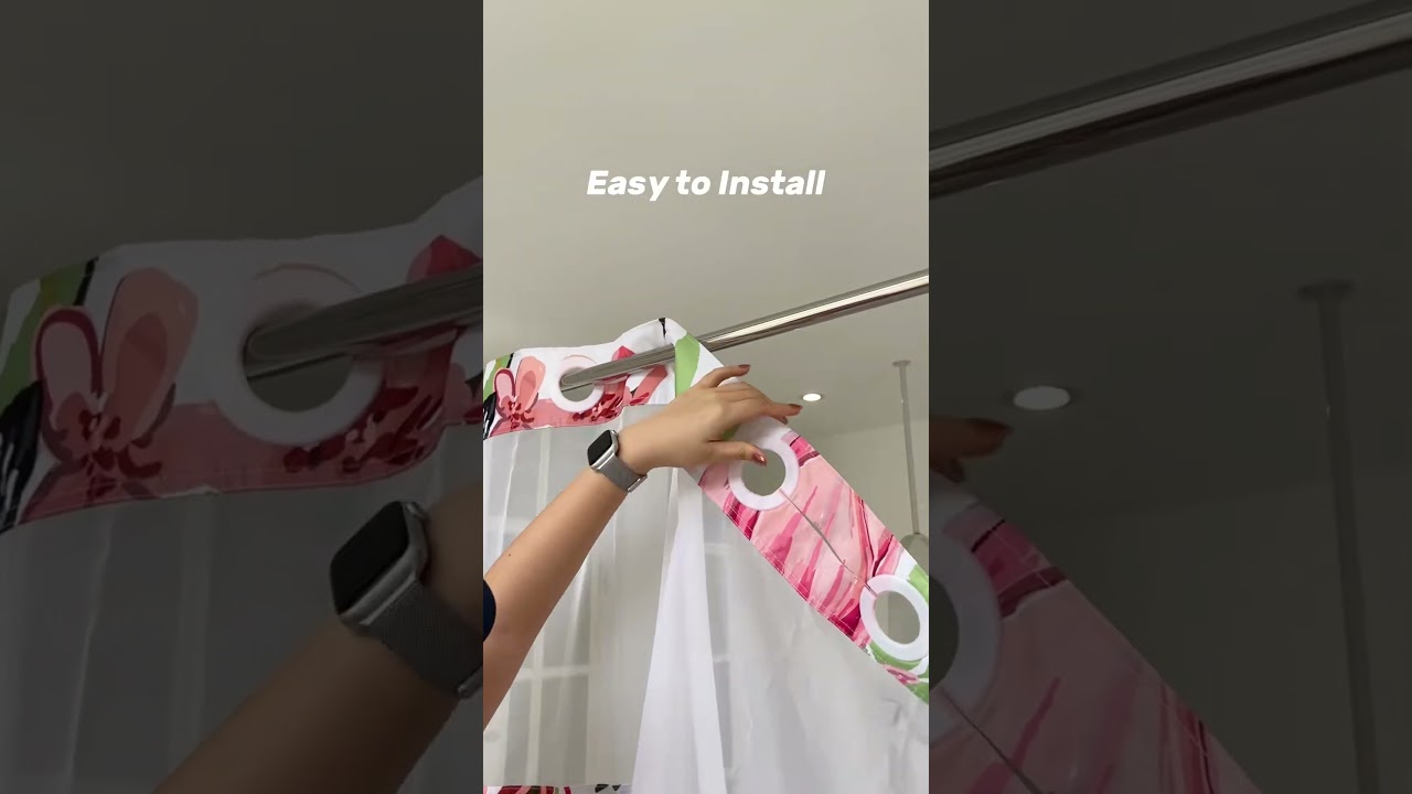 Double-Layer Shower Curtains: The No-Hook Solution You'll Love 