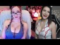 Hot Female twitch streamer shows boobs on stream...  (THICC&HOT TWITCH STREAMERS)