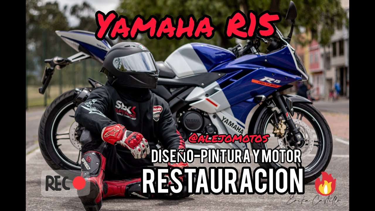 R15 V2 RESTAURACION / 🔥🏍️🛠️ DISEÑO PINTURA Y MECANICA 🏍️🛠️🔥