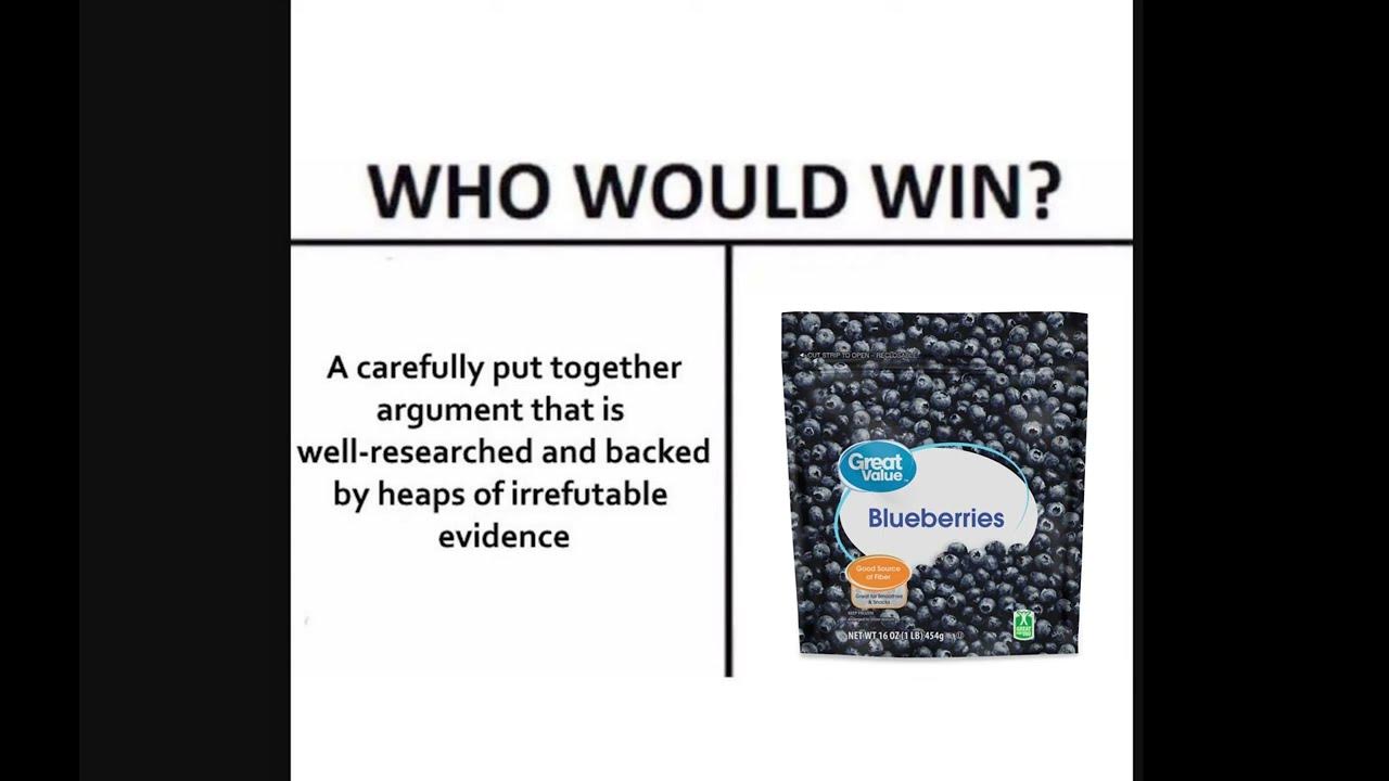 great value blueberries meme v3 YouTube