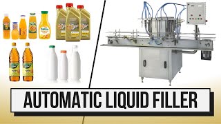 AUTOMATIC 6 HEAD VOLUMETRIC LIQUID FILLING MACHINE