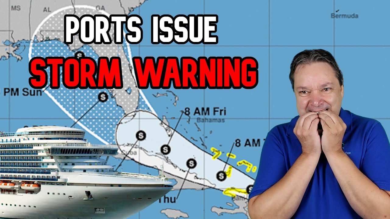 BREAKING CRUISE NEWS - PORTS PREPARE FOR TROPICAL STORM FRED