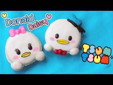 Eng sub) How to make Disney's Donald Duck and Daisy Duck Macaron