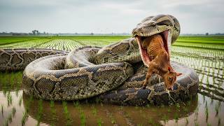 Celebrity Giant Python Attack on Baby Cow Muddy Field | Shocking Army Rescue #wildliferescue Profile