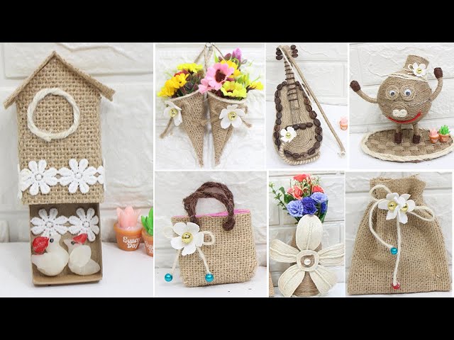 Creative Jute Craft Ideas Making At Home, 43% OFF