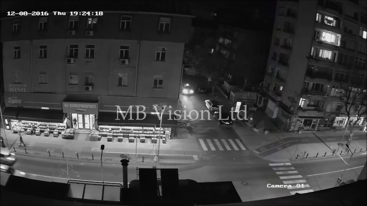 Night mode demo Full HD security camera Hikvision Turbo HD DS-2CE16D0T-IR/DS-2CE56D0T-IRM