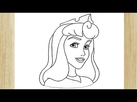 COMO DESENHAR A PRINCESA AURORA (BELA ADORMECIDA)