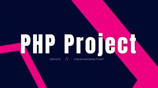 Booking Cinema Ticket PHP Project | G9