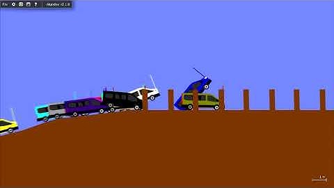 Algodoo Vehicle Racing Saga Part 1