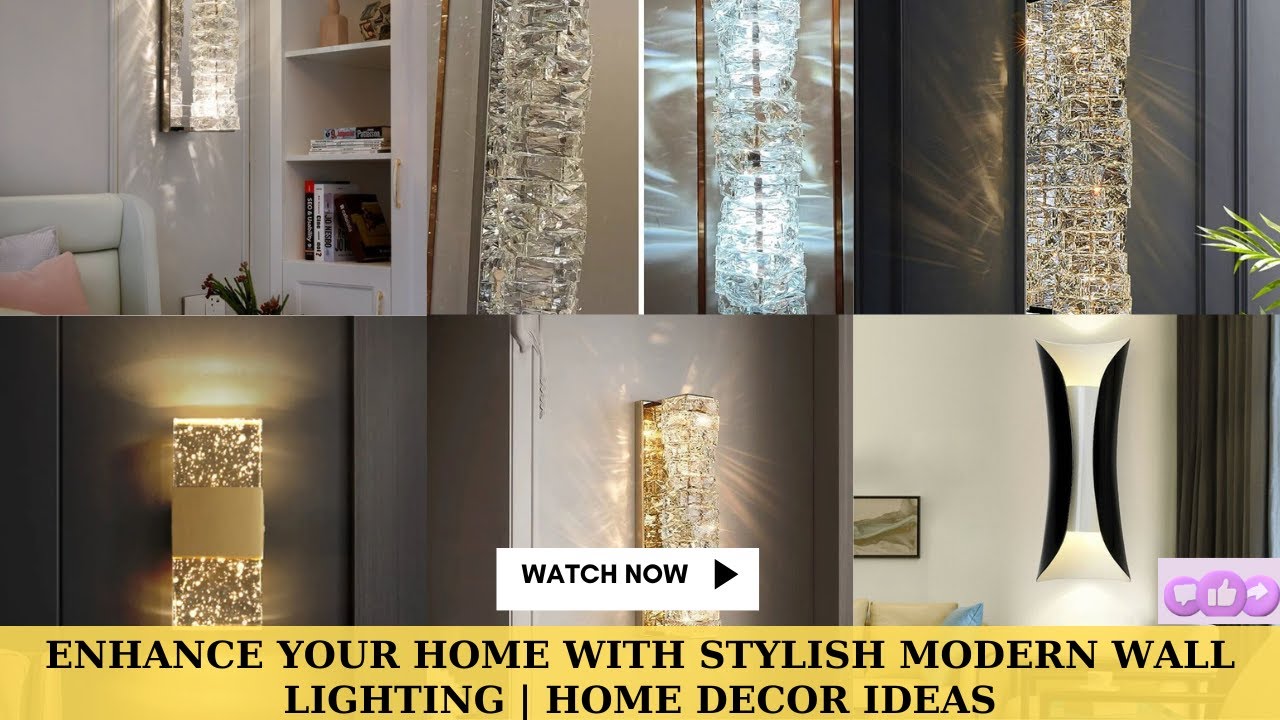 Enhance Your Home with Stylish Modern Wall Lighting Home Decor Ideas