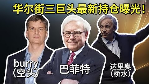 惊爆华尔街13F持仓揭秘，华尔街三巨头同季度完全不同操作！美股市场机遇与泡沫解析！普通人如何抄作业？#美股 #ai投资 #巴菲特 