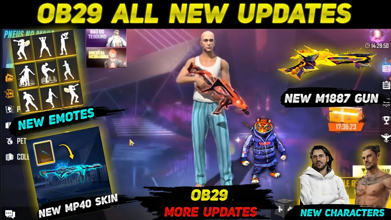 Free Fire OB29 Update Full Details | 4 August New Update Free Fire | Free Fire New Update 2021