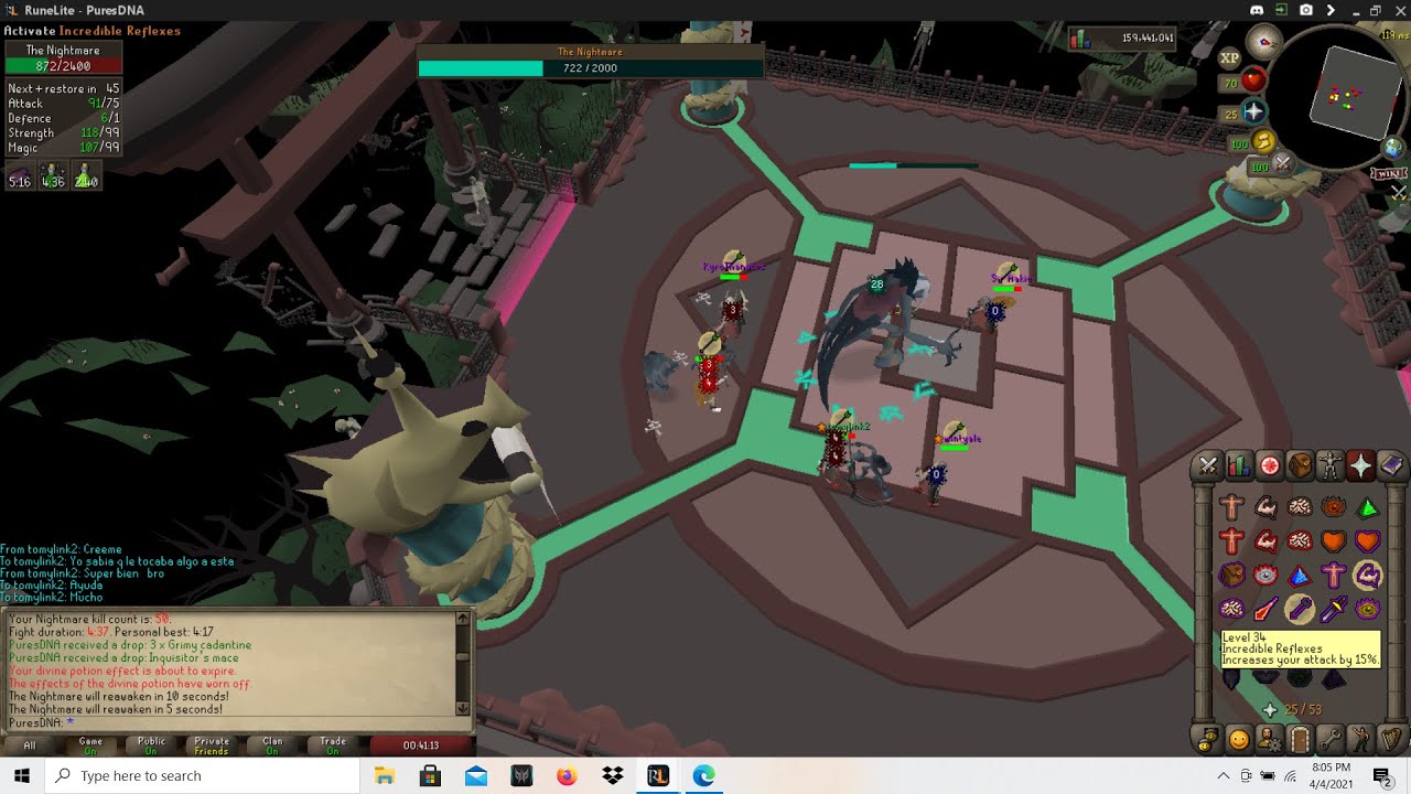 Osrs Phosani Nightmare Highlights! IAMYERO (Unique Item)