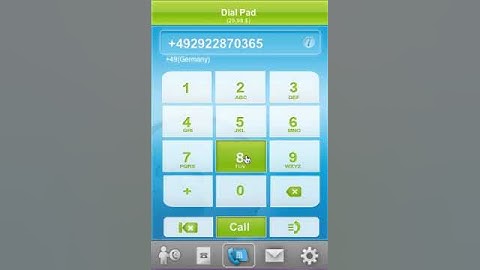 FriendCaller - WebPhone - How to call a number