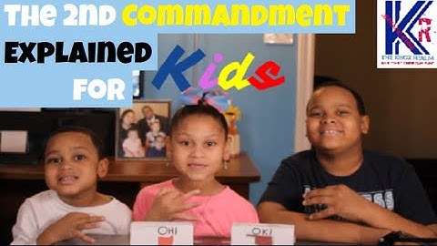 The 2nd Commandment Explained for Kids| The 10 Commandments| That Christian Fam
