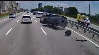 Download Lagu KEJADIAN HONDA JAZZ HENTAM PROTON EXORA DI LEBUHRAYA ELITE PUTRA HEIGHT  MP3