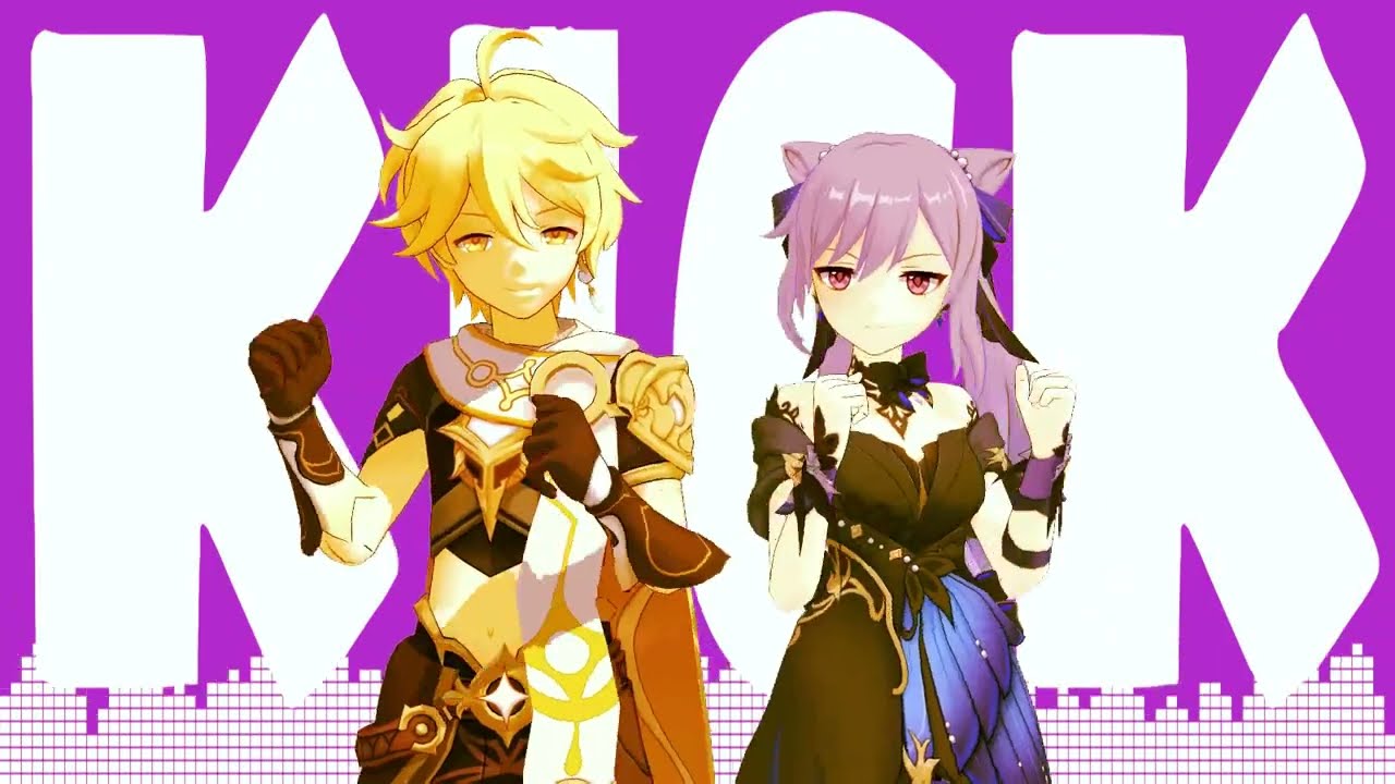 I Just Wanna (Aether x Keqing) - Genshin MMD