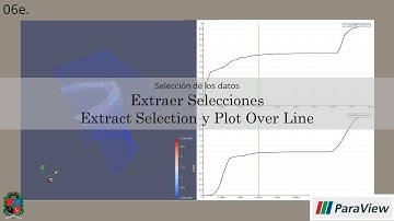 ParaView | 06e. Extraer selecciones: filtros Extract Selection y Plot Selection Over Time