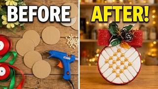 Easy Christmas Tree Decorations | DIY Ornaments from Cardboard & Foam 🎄🎄