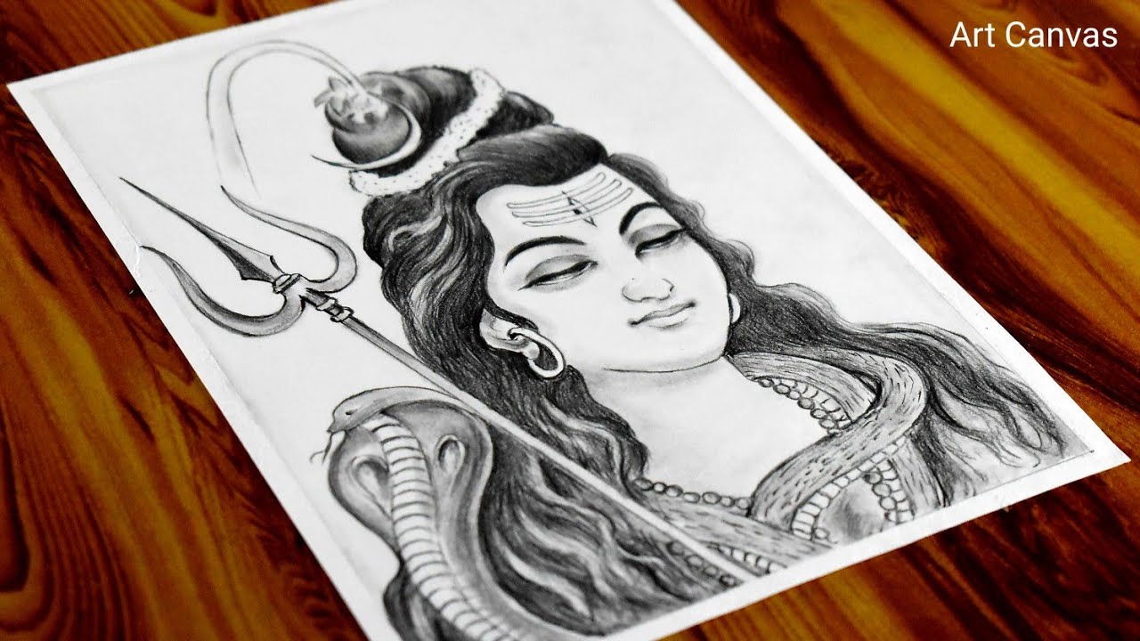 Namaste Home  Laminated Paper Poster  Sketch of lord Shiva  Modern Art   Abstract Art  Laminated Paper Poster Painting Laminated Paper Poster  Small Size17X17 Inches MultiColor  Amazonin Home  Kitchen