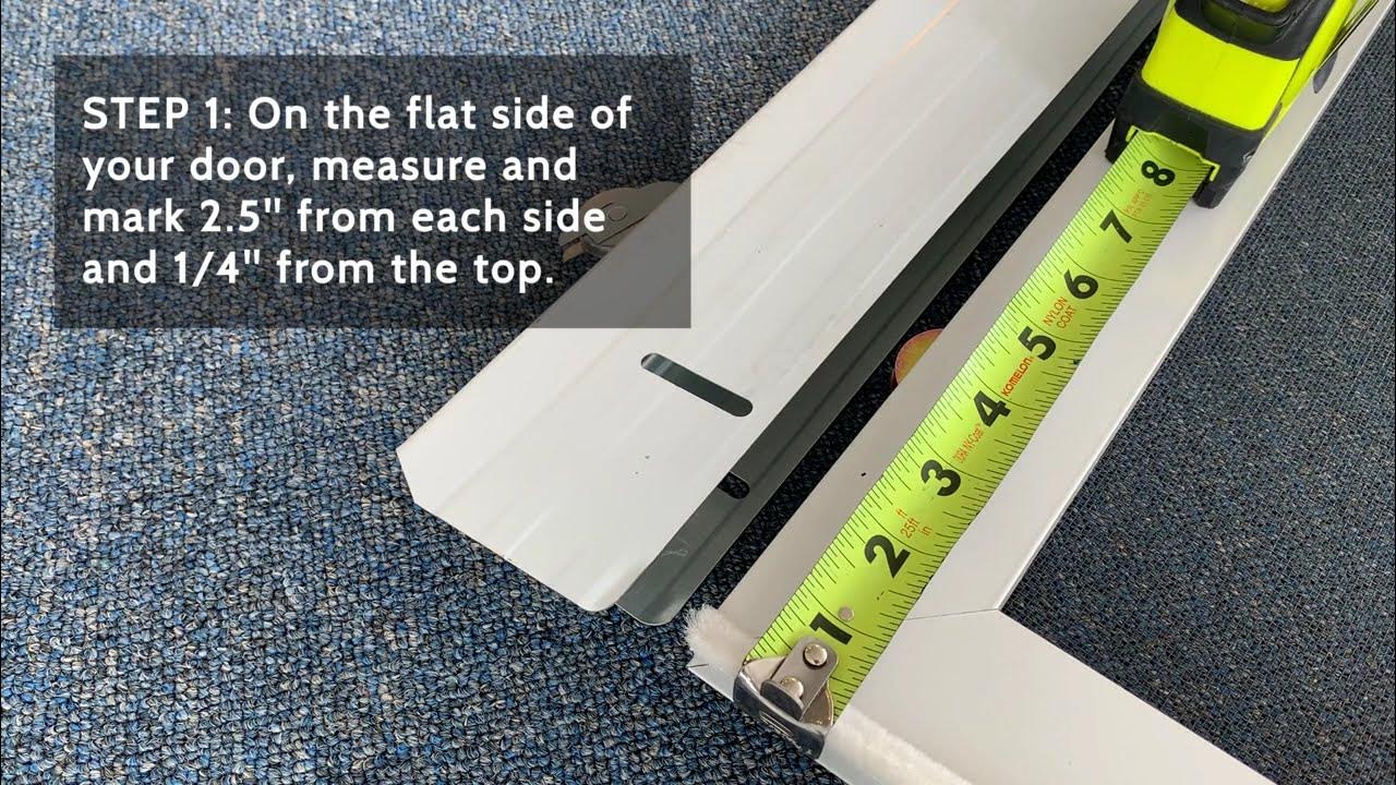 How to Extend the Height of Your Sliding Screen Door YouTube