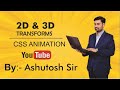Master 2D &amp; 3D Transforms + CSS Animations | Web Design Tutorial in Hindi