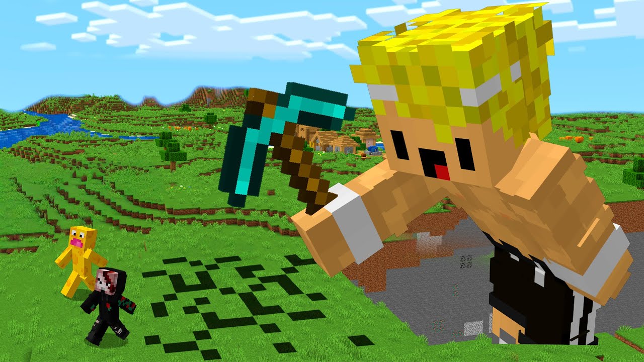 Trolleé a Mi Amigo Haciéndome GIGANTE en Minecraft