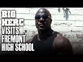 Big Herc Shares his story with the students of Fremont High School