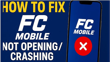 How to FIX FC Mobile Not Opening/Crashing Problem🔥