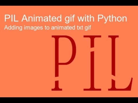 Cartoon animated gif with Python