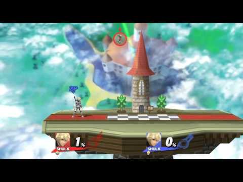 スマブラWiiU(カスタム)シュルクのジャンプ力が半端ない！