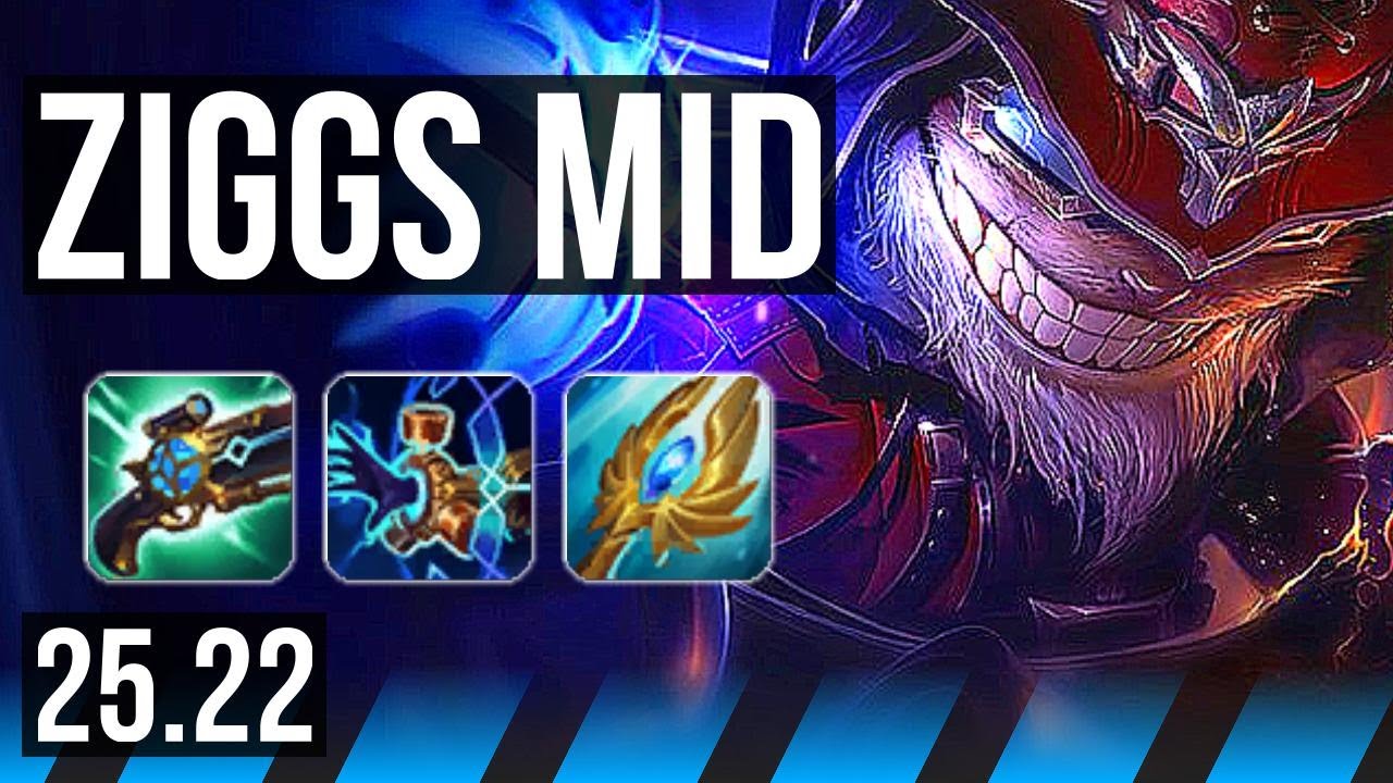ZIGGS vs AHRI (MID) | EUW Diamond | 25.22