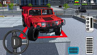Master Car Parking Game 3D: Tough SUV Impossible Parking challenge Hummer H1 - android gameplay screenshot 1